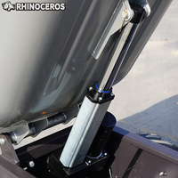 Rhinoceros Elektrischer Radlader 0,2CBM Mini-Lader 800W Motorisierte Pumpe Gartenwagen Hof- und Bau-Nutzfahrzeug