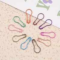 1000 pièces/sac Épingles de sûreté métalliques colorées en forme d'ampoule et de poire, durables et pratiques, accessoire de couture pour le tricot à la main et les loisirs créatifs DIY