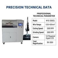 Machine de mesure de section transversale de précision avec logiciel de détection automatique des bords pour câbles électriques