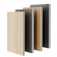 Panneau mural insonorisant en charbon de bambou Oulosen, luminescent, moderne, pour chambre à coucher, escalier, grain de bois, décoratif, installation rapide