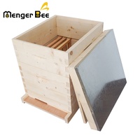 Nouvelle ruche Dadant personnalisable 10 cadres en bois de sapin chinois, épaisseur 24 mm, joint queue d'aronde, modèle B-7D (2 couches) – Équipement au meilleur prix