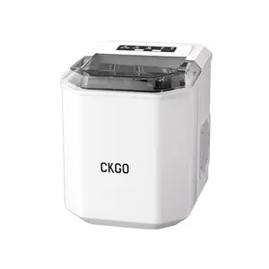 Household Compact Countertop Automatic Compressor Cooling Portable Home Mini Round Ice Cube Ice Maker Making Machine