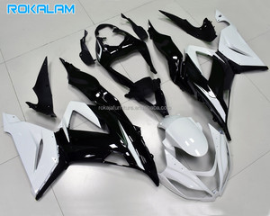 Carenado de Motocicleta Negro Brillante para <span class=keywords><strong>Kawasaki</strong></span> <span class=keywords><strong>Ninja</strong></span> ZX-6R 2013 2014 2015 2016 2017 <span class=keywords><strong>2018</strong></span> ZX636 13 14 15 16 17 18 <span class=keywords><strong>ZX6R</strong></span> 636 - Product Image 1