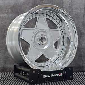 Jantes en alliage forgées 3 pièces style Bku F40 5x108 pour Ferrari F355 F512 TR F40 F50 360 Modena 250 <span class=keywords><strong>288</strong></span> <span class=keywords><strong>GTO</strong></span> Enzo 18 19 pouces à déport profond - Product Image 2