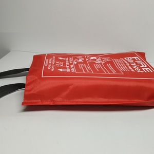 Double Sided Silicone Coated Fire <b>Blanket</b> 3.0mm Thickness Heat Resistant Orange Fiberglass Emergency Use - Product Image 5