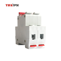 Interrupteur d'isolement YIFA HL32-100 2P 230V MCB, disjoncteur miniature 63A DC AC, capacité de coupure 4,5kA