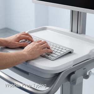 Carrito de Computadora Médico Premium Keling para Hospitales, para Rondas Clínicas Eficientes - Product Image 4
