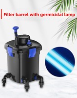 Filtre à circulation d'eau pour bassin à poissons avec système de filtration, fabriqué en Chine