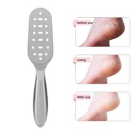 Râpe de pédicure pour peau dure épurateur dissolvant de callosités meulage soins de la peau des pieds râpe à lime fine en métal personnalisée