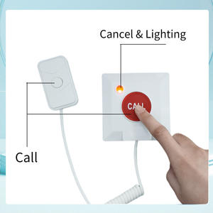 Infirmière sur appel bouton d'appel d'urgence sans fil utilisé hôpital médical SOS alarme d'urgence - Product Image 3