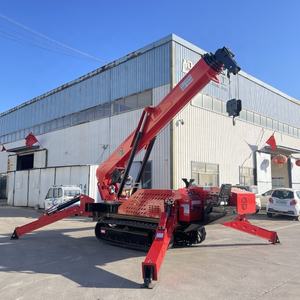 رافعة عنكبوتية ديزل جديدة بسعة <span class=keywords><strong>10</strong></span> طن بسعر المصنع، رافعة زاحفة ذات أرجل تلسكوبية صغيرة متنقلة بارتفاع رفع 21 متر وكفاءة عالية - Product Image 1