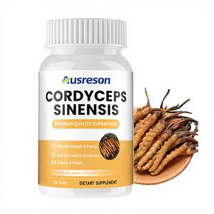 Ausreson OEM saf <span class=keywords><strong>Cordyceps</strong></span> Sinensis özü kapsül sağlık ürün takviyesi 500mg <span class=keywords><strong>Cordyceps</strong></span> mantar kapsülleri - Product Image 3