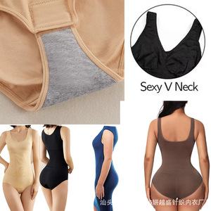Fajas para mujer Fajas de control de barriga para mujer Vestido de control de barriga con fajas integradas - Product Image 5