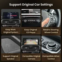 Radio para Auto Junsun con CarPlay Inalámbrico y Android Auto para BMW Serie 1 2 3 4 F20 F21 F22 F30 F31 F32 F33 F34 F36 2013-2017 Sistema EVO