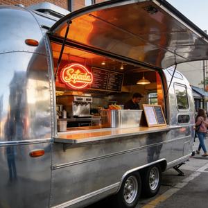 Remolque de Cocina Móvil Estándar Americano para Comida a Domicilio en Australia - Product Image 1