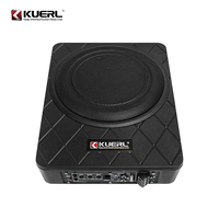 Subwoofer Auto Ultra-Fin Haute Puissance avec Grave Pur, Haut-Parleur à Cône Papier Simple Bobine pour Modification Audio Voiture 12V CC