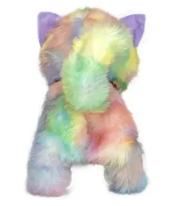 Gran oferta gato eléctrico de peluche de juguete de dibujos animados Animal de peluche muñeca niños almohada suave regalo lindo gato Lucifer juguete de peluche