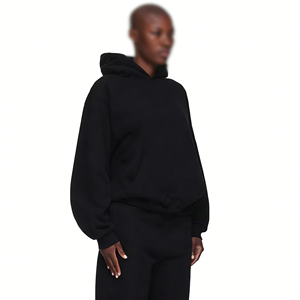 Sudaderas con capucha de gran tamaño personalizadas, sudadera holgada de algodón unisex para hombre, ropa de calle, sudadera de peso pesado, jersey de moda para gimnasio, diseño único Y2K - Product Image 4