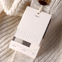 Logo de marque privée personnalisé recyclable étiquettes de vêtements pour vêtements étiquette de prix étiquette de prix étiquette volante