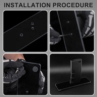 Support d'affichage tactique AEG en verre noir DG + ABS AR pour accessoires de chasse et équipement M4