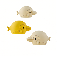 Tapa de Silicona de Grado Alimenticio con Forma de Cabeza de Animal, Tapa 3D de Dibujos Animados para Botellas de Agua de Acero Inoxidable, Resistente al Calor y Duradera