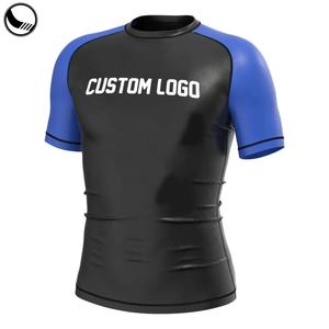 Camiseta de Compresión Unisex para MMA, Protección UPF50, Transpirable, Manga Corta, Ropa Deportiva, Venta al Por Mayor, OEM, Adultos, Spandex Moderno - Product Image 2