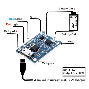 <span class=keywords><strong>TP4056</strong></span> <span class=keywords><strong>Tipo</strong></span>-<span class=keywords><strong>c</strong></span>/Micro/Mini USB 5V 1A 18650 Placa de módulo de cargador de batería de litio con protección Funciones duales <span class=keywords><strong>TP4056</strong></span> - Product Image 6