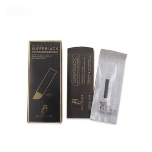 Lame Affilate Super Nere Biomaser per <span class=keywords><strong>Microblading</strong></span>, Aghi Lisci per Penna da Tatuaggio Manuale - Product Image 1