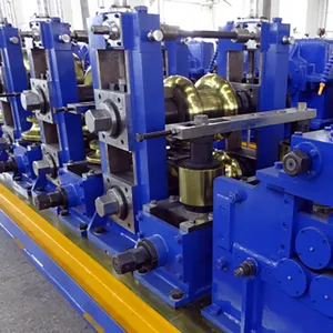 Nanyang usine prix erw tube en acier soudé machine cuivre tuyaux tube moulin ligne à vendre