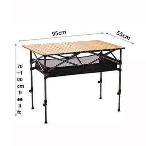 Petite <span class=keywords><strong>table</strong></span> de levage pour extérieur en aluminium, rétractable, portable, pour <span class=keywords><strong>camping</strong></span>-<span class=keywords><strong>car</strong></span>, rouleau d'oeufs, marché de nuit - Product Image 6