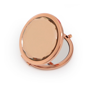 Gương Trang Trí Cá Nhân Cô Dâu Bộ Lạc Nhỏ Gọn Gương Rose Gold Pha Lê Nhỏ Gọn Trang Điểm Gương Phù Dâu Món Quà Cưới - Product Image 2
