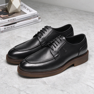 <span class=keywords><strong>Chaussures</strong></span> habillées pour hommes, style italien, <span class=keywords><strong>chaussures</strong></span> en cuir véritable, lacets, fabrication artisanale, <span class=keywords><strong>chaussures</strong></span> de bureau, <span class=keywords><strong>chaussures</strong></span> habillées Oxford pour hommes - Product Image 1