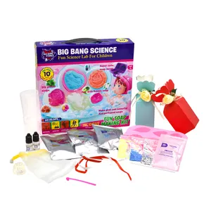 Diy crianças artesanato educacional, ciência, brinquedos de diversão, kit de fazer sabão