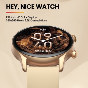 Gold1.39 pulgadas Pantalla Zeblaze Btalk 3 Plus Fitness & Wellness Smart Watch Admite llamadas de voz - Product Image 3