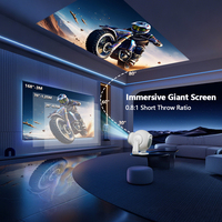 Proyector de Video Topleo 8k Android 14, Proyectores Led Inteligentes para el Hogar, Proyector Portátil Android Wifi 1080p