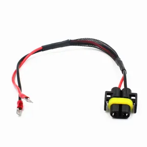 H11 to H11B connect cable H11B Headlight Fog Light Conversion Connector Wiring Harness Plug Cable Socket Connector Repair Kit