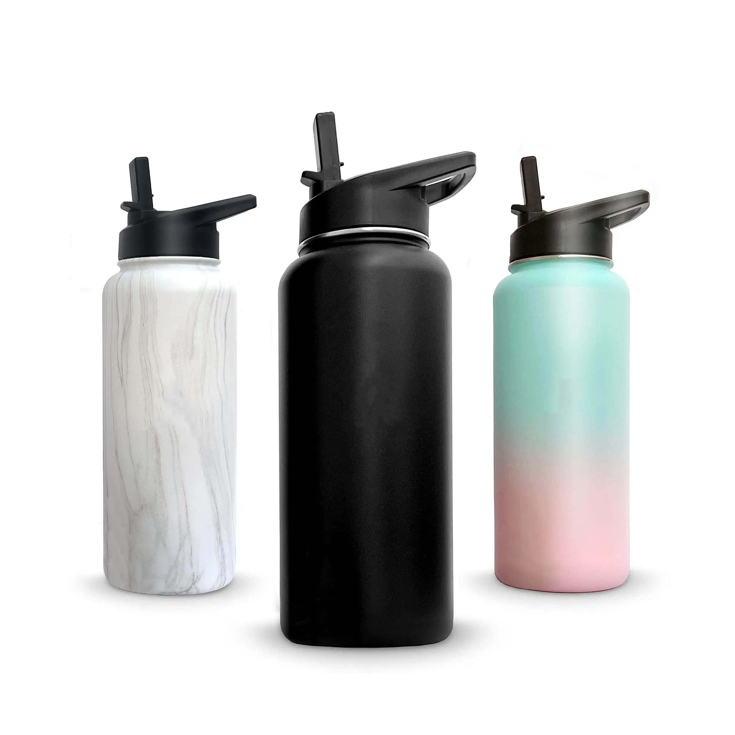 32 oz ba cách điện thép không gỉ Miệng rộng thể thao căng tin nhiệt chai nước chân không Flask phích cho đi bộ đường dài vulcanus