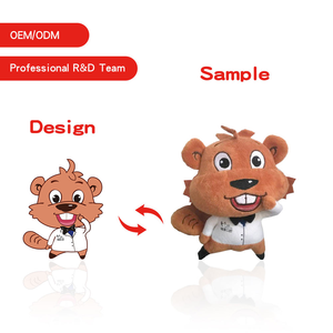 Peluche Personalizzato Professionale, Morbido e Carino Dinosauro, Orso, Cane, Scimmia, Talpa, Gufo, Volpe, Animali di Peluche Personalizzati - Product Image 4