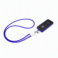 Câble de charge USB C 4 en 1, cordon de téléphone anti-perte, sangle anti-perte, charge rapide 60W, logo personnalisé, cadeau promotionnel