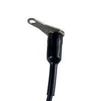 Interrupteur marche/arrêt pour moto, montage réglable sur guidon, étanche, DC12V, bouton d'avertissement pour phare de VTT avec indicateur LED