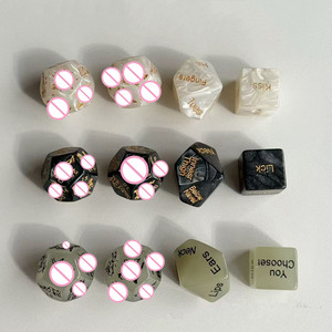 Vente en gros de 24 faces de dés d'amour, jouet de jeu de rôle, 4 pièces, Position sexuelle, pour Couple, jeu coquin - Product Image 4