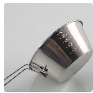 Taza Sierra SM06 de Acero Inoxidable de 550 ml, 300 ml, 250 ml, 350 ml, Taza con Asa y Marcas de Capacidad y Medidas - Product Image 4