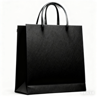 Sacs de courses de luxe personnalisés imprimés et recyclables avec logo pour boulangeries, supermarchés, expositions, promotion, usine, en carton et papier