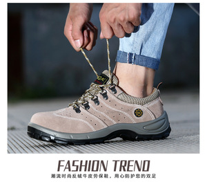 Calzature Protettive <span class=keywords><strong>per</strong></span> Uomo, Scarpe da Trekking Traspiranti e Resistenti, Scarpe Antinfortunistiche Antiurto e Antiperforazione con Suola Spessa - Product Image 5