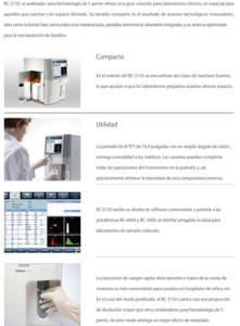 Analizador de Hematología de 5 Partes <span class=keywords><strong>Mindray</strong></span> <span class=keywords><strong>BC</strong></span>-<span class=keywords><strong>5150</strong></span> de 25 Parámetros, Analizador Automático de Pruebas de Sangre CBC para Hospital - Product Image 6