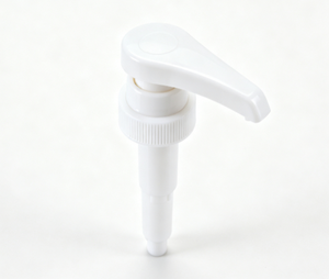 Bomba dosificadora de plástico blanca 28/400 de 5 ml para botellas de jarabe saborizado, con dosificación uniforme. - Product Image 4