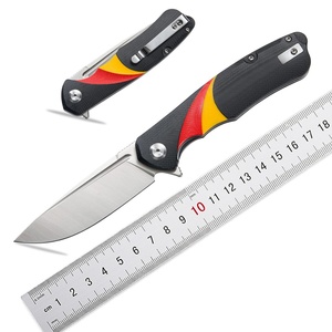 Navaja Plegable de Acero Inoxidable Personalizable con Mango G10, Herramienta Manual Portátil para Bricolaje, OEM Disponible - Product Image 1