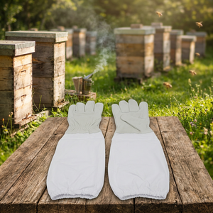 HIGH QUALITY - Premium <b>Bee</b> Leather Gloves Make Beekeeping - Product Image 2