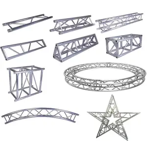 Morsetti doppi in alluminio a morsetto singolo per palco truss scatola quadrata di illuminazione a forma di truss display a traliccio