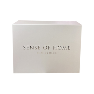 Wholesale Large Magnetic Rigid Flat Cardboard Gift Packaging <b>Box</b> with Matt Lamination Recyclable Beige Color for <b>Socks</b> & Apparel - Product Image 5